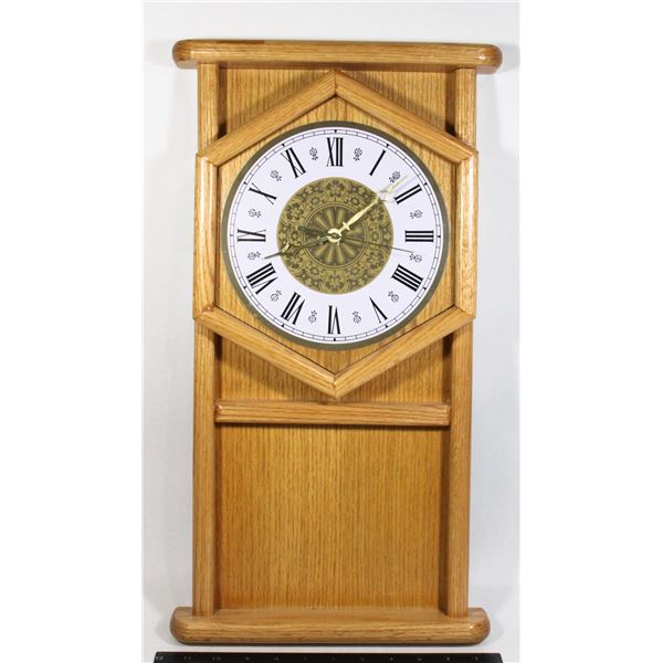 OAK WALL CLOCK
