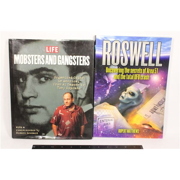 TWO BOOKS, ROSWELL UNCOVERING THE SECRETS OF