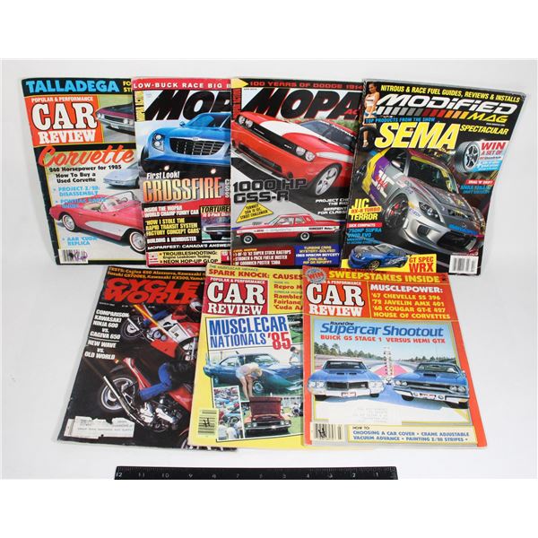 BUNDLE OF AUTOMOTIVE MAGAZINES