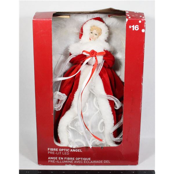 FIBRE OPTIC ANGEL PRE-LIT LED