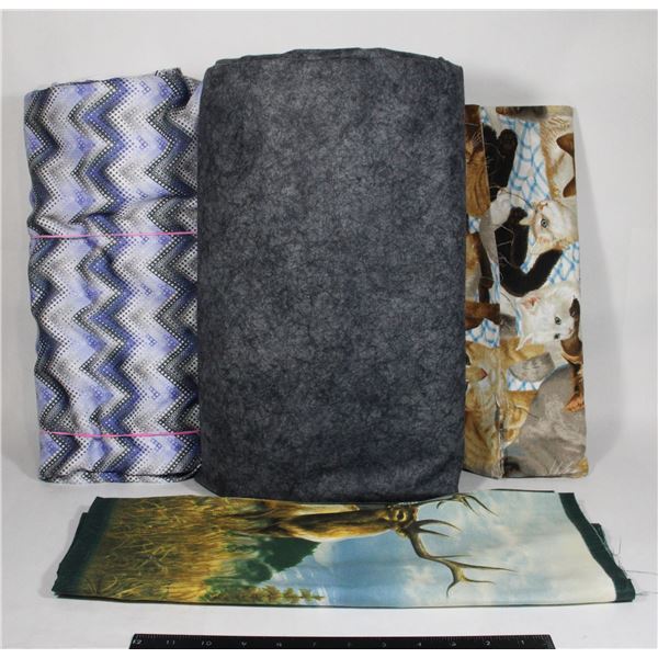 LOT OF FABRIC ASSORTED