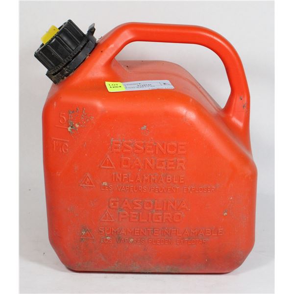 RED 5L GAS JERRY CAN