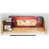 Image 1 : LOT OF WALL MOUNT SHELF, FAKE CANDLE AND FARBERWARE