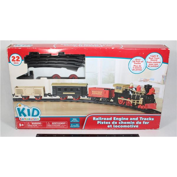 KID CONNECTION RAILROAD ENGINE AND TRACKS