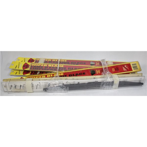 LOT OF 6 WINDSHIELD WIPERS SIZES VARY