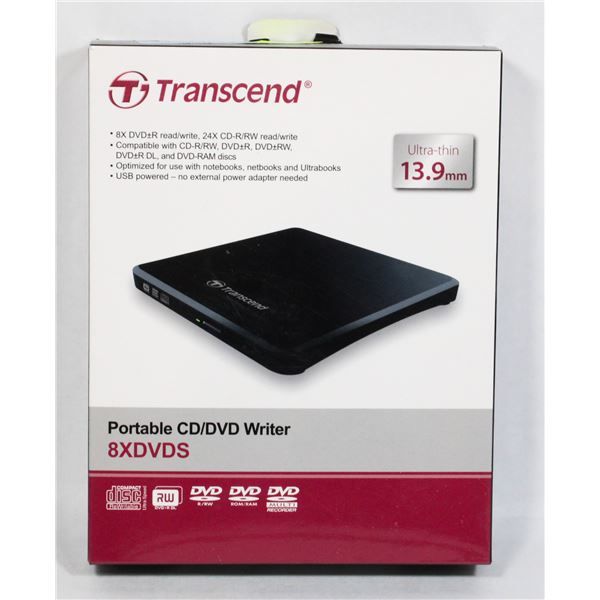 PORTABLE CD/DVD WRITER NEW
