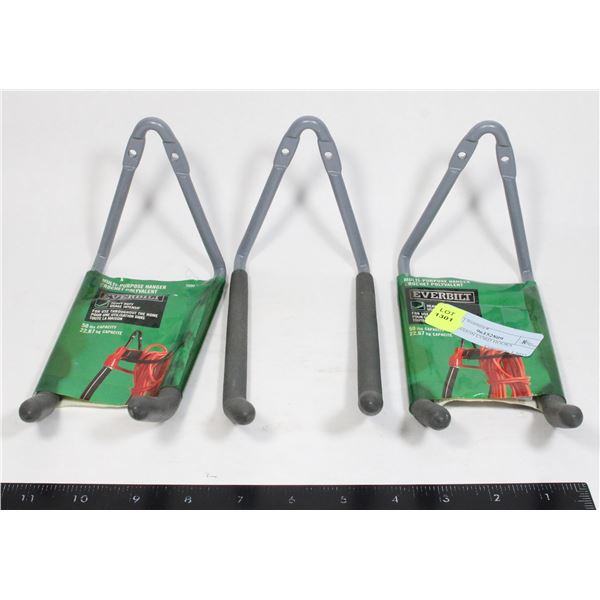 3 EXTENSION CORD HOOKS
