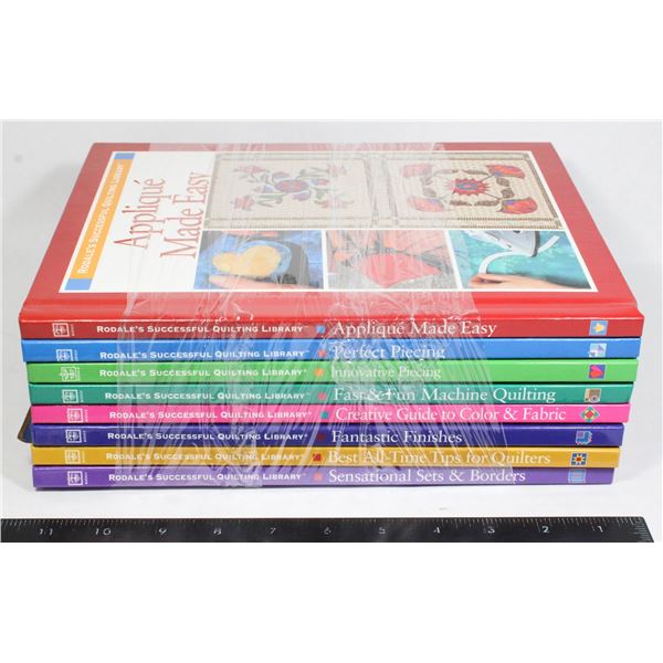 LOT OF 8 RODALES SUCCESSFUL QUILTING LIBRARY