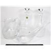 Image 1 : CRYSTAL GLASS DECANTERS AND OTHER