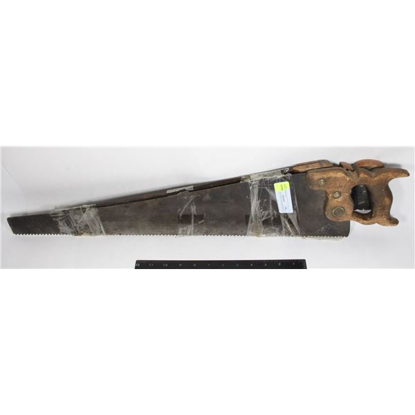 ANTIQUE WOODEN HANDLE SAWS