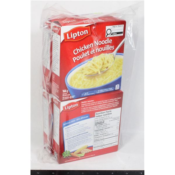 4 BOXES LIPTON CHICKEN NOODLES