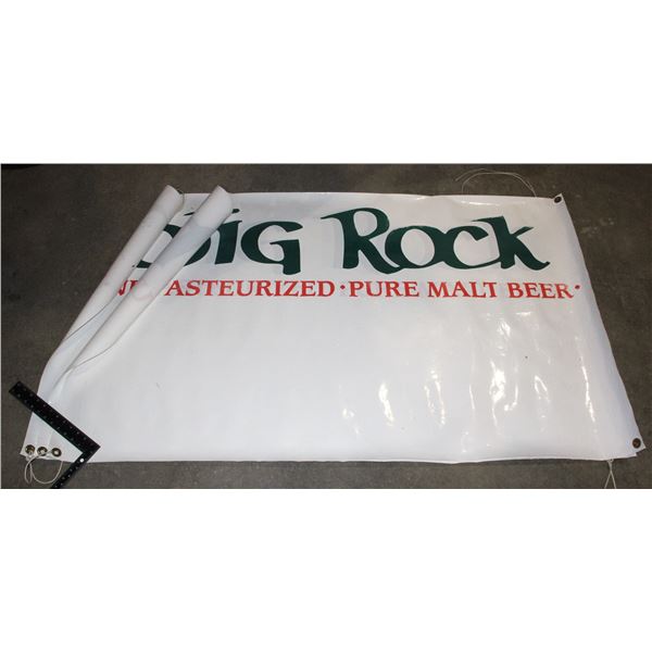 3 LARGE PLASTIC BIG ROCK BANNERS