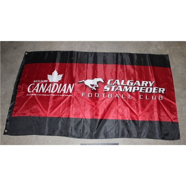 LARGE CALGARY STAMPEDER FLAG