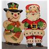 Image 1 : LOT OF TWO CHRISTMAS DECORATION SIGNS