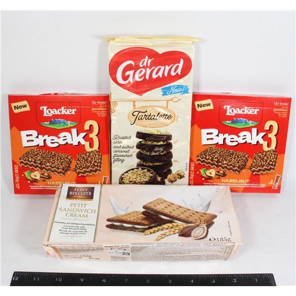 LOACKER / DR GERARD / FEINY BISCUITS