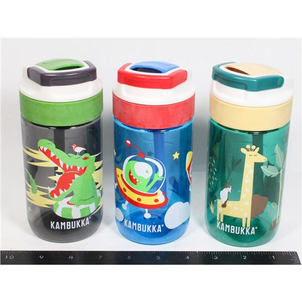 3 KIDS WATER BOTTLES