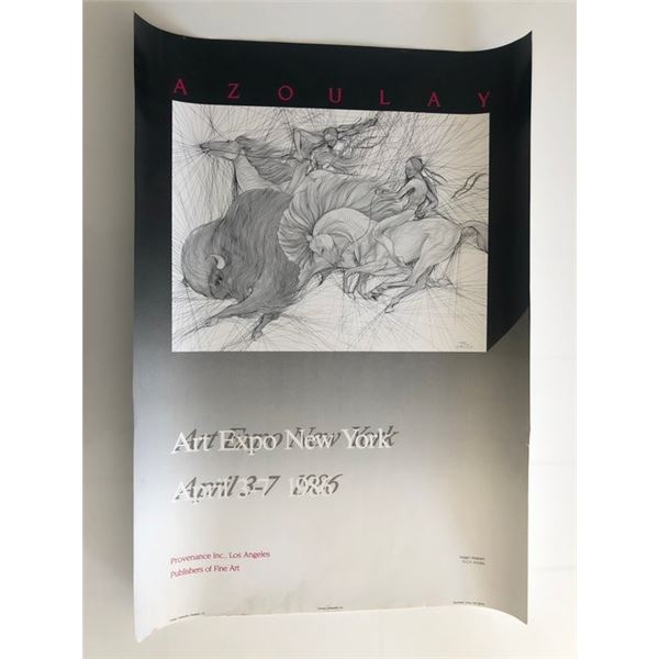Azoulay Art Expo New York 1986 Poster