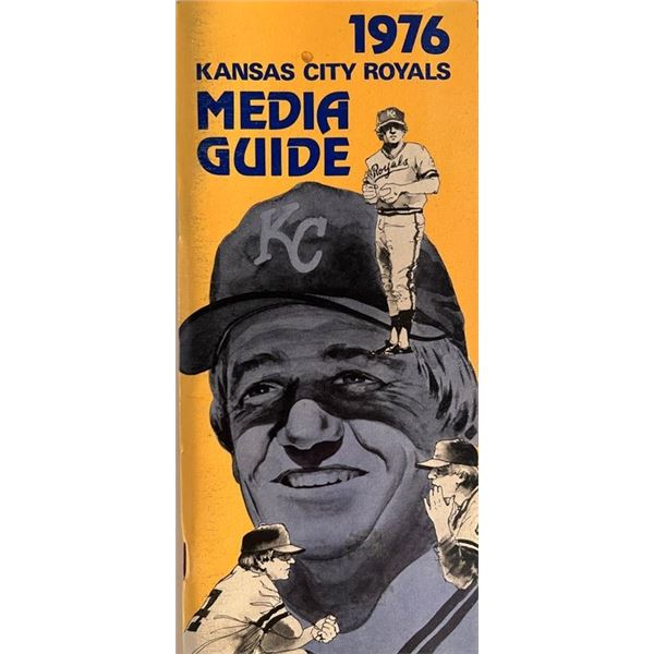 1976 Royals Media guide. 4x9 inches