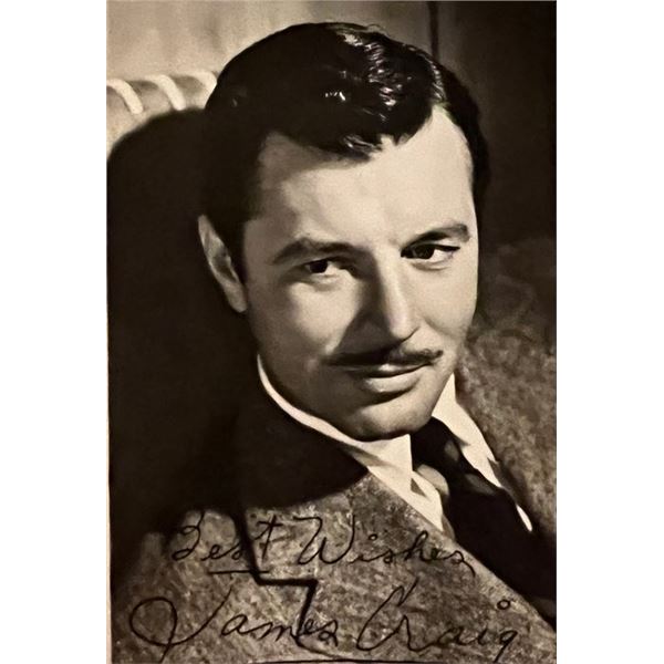 James Craig facsimile signed photo. 3x5 inches
