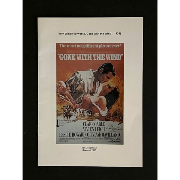 German Autograph book for Gone with the Wind