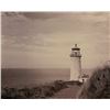 Image 1 : Black and White Lighthouse Art Print