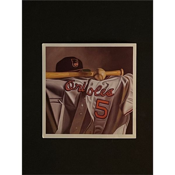 MLB Baltimore Orioles Brooks Robinson Lithograph Reprint on Card