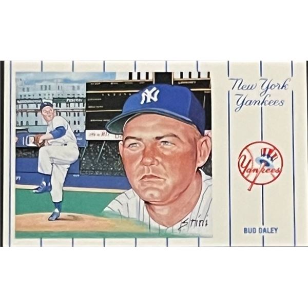 1961 New York Yankees Team Bud Daley Postcard Series No.3. Card 11 of 12