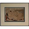 Image 1 : Vintage Nude Art Print Matted