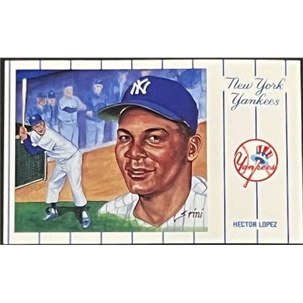 1961 New York Yankees Team Hector Lopez Postcard Series No.1. Card 8 of 12