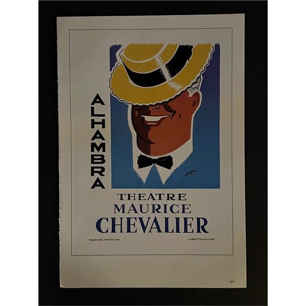 Paris France Follies Bergere Vintage Art Print