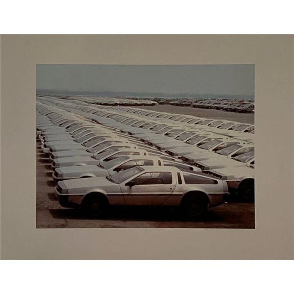Back to the Future DeLorean Art Photo