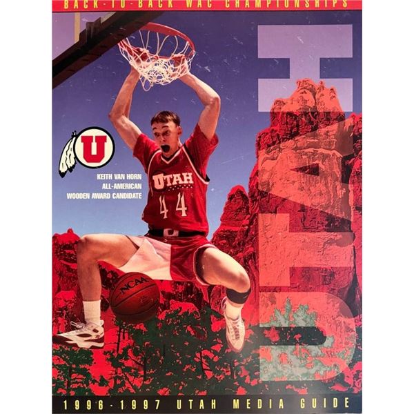 University of Utah 96-97 Media guide. 8x11 inches