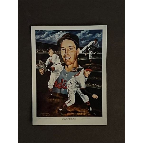 MLB Cleveland Indians Bob Feller Photo