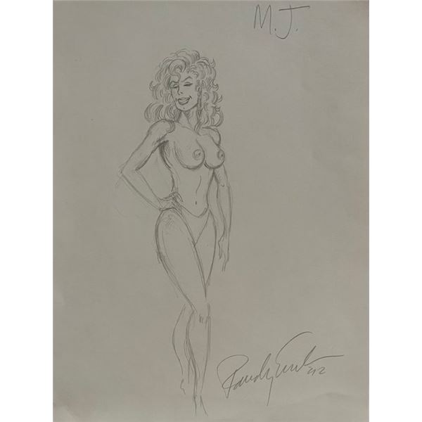 Randy Earl hand drawn sketch