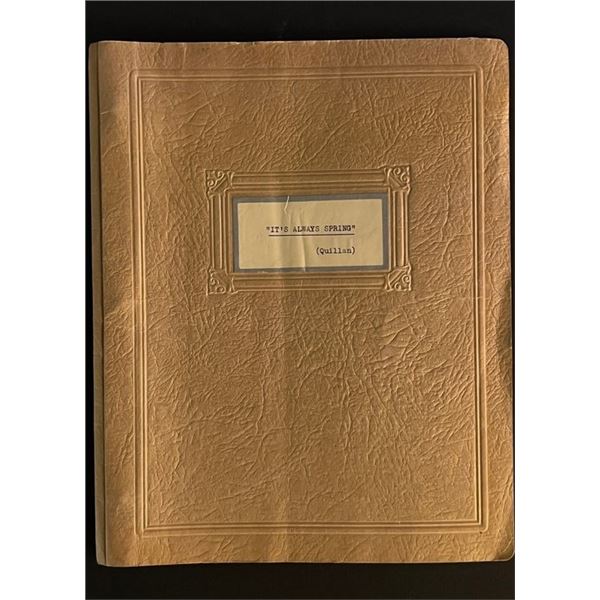 1947 Its Always Spring Screenplay