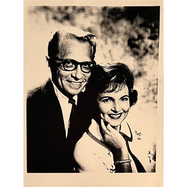 Betty White and Allen Ludden Unsigned Photo