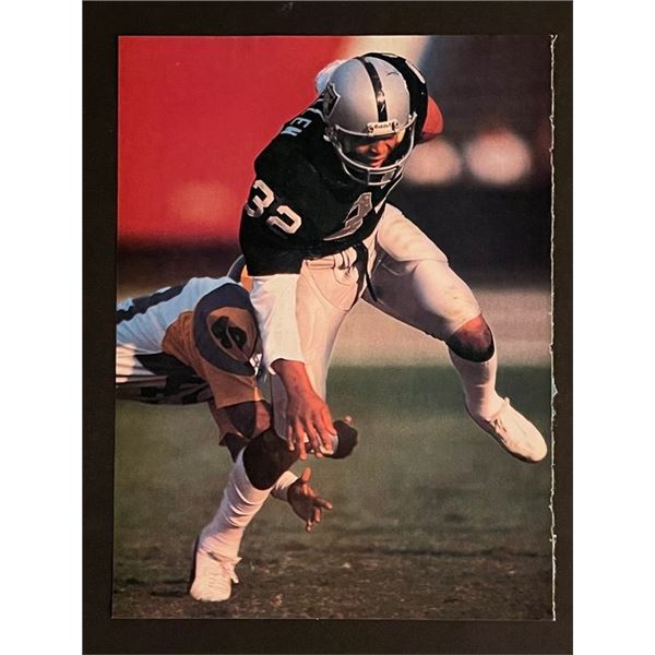NFL Hall of Famer Los Angeles Raiders Marcus Allen Magazine Page