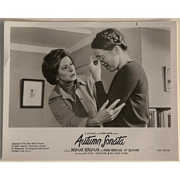 1978 Autumn Sonata Movie Photo
