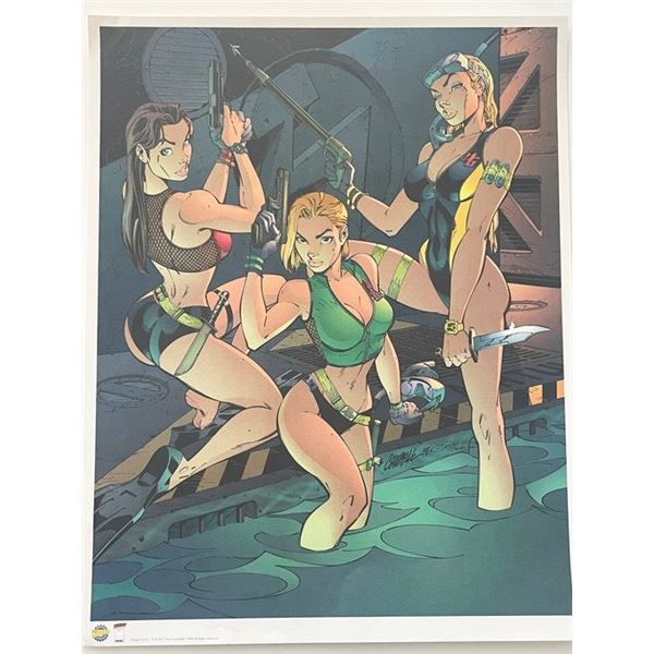 Danger Girl 1998 Comic Art by J. Scott Campbell