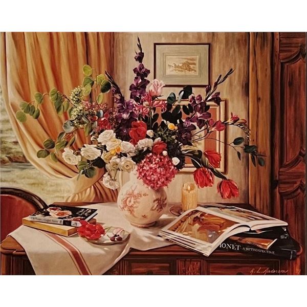 Vintage Floral Art Print