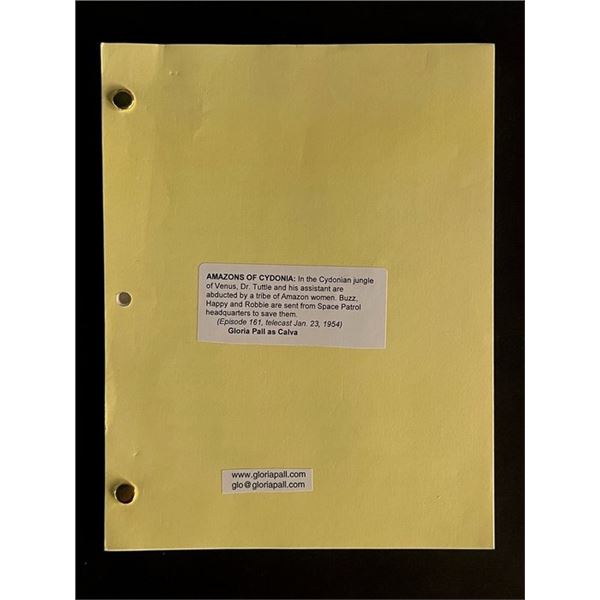 1954 Space Patrol Episode 161 Script