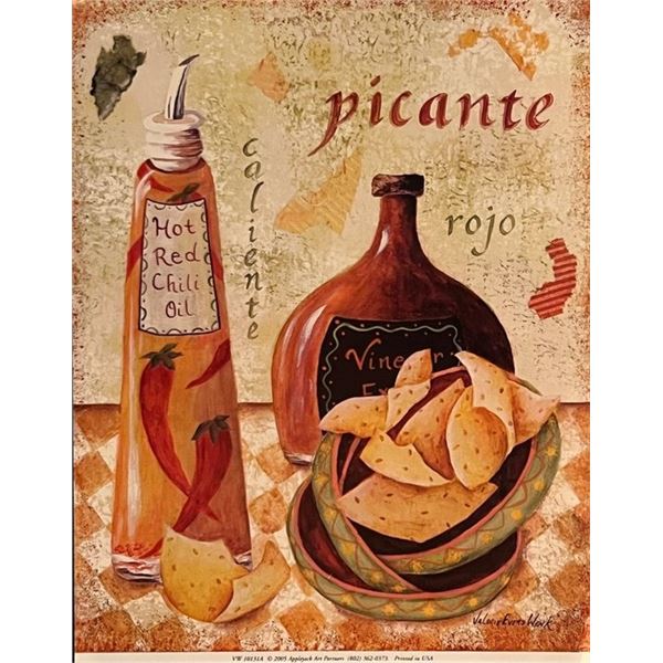 Picante Food Art Print