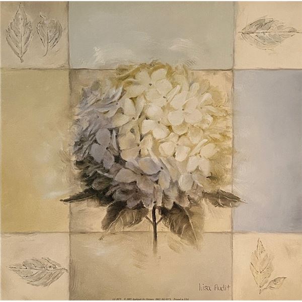 Vintage Hydrangea Floral Art Print
