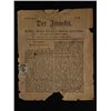 Image 1 : 1800s Austrian Newspaper Page with stamp