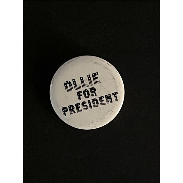Vintage Ollie for President Pin