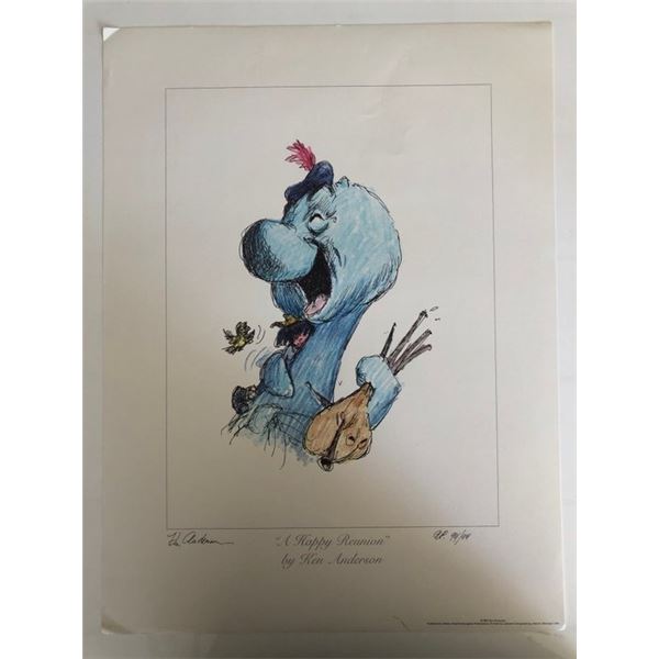 Ken Anderson - A Happy Reunion - Original Lithograph - 1992