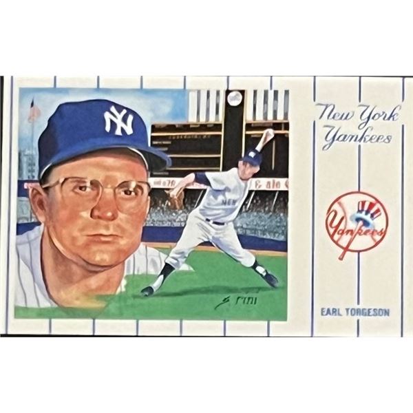 1961 New York Yankees Team Earl Torgeson Postcard Series No.2. Card 8 of 12