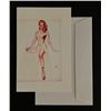 Image 1 : Vintage Pin Up Card and Envelope