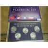 Image 1 : 2002 Platinum Commemorative Quarters Set