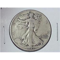 1942-S Walking Liberty Half Dollar